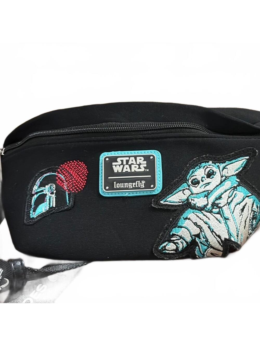 Loungefly Star Wars Black Bag with Teal and Red Details